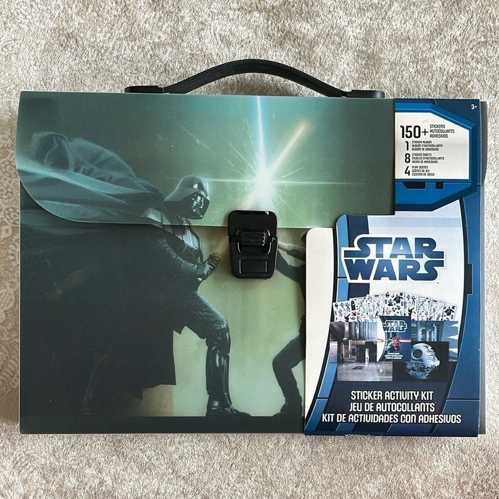 Brand New Star Wars Sticker Activity Kit Album Play Scenes Portfolio Darth Vader